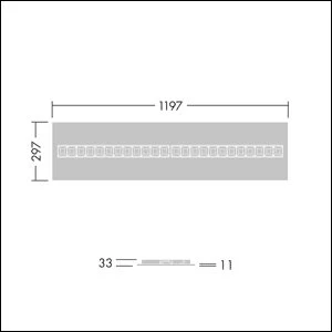 Thorn - Decken-/Wandleuchte LED-Einbauleuchte OMEGA M #96636389 840