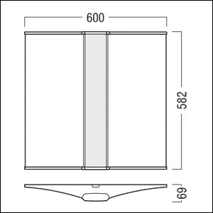 Zumtobel Group - Decken-/Wandleuchte LED-Anbauleuchte MLevo AA #42189939 840, si