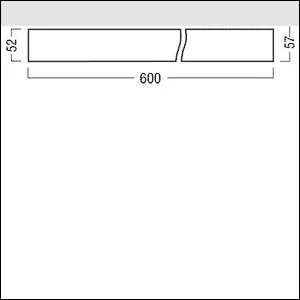 Zumtobel Group - Decken-/Wandleuchte LED-Deckenanbauleuchte MIREL-L #42182126 3800-840 Q EVG