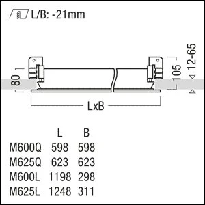 Zumtobel Group - Decken-/Wandleuchte LED-Reinraumleuchte CL2 I 6200 #42932587 940
