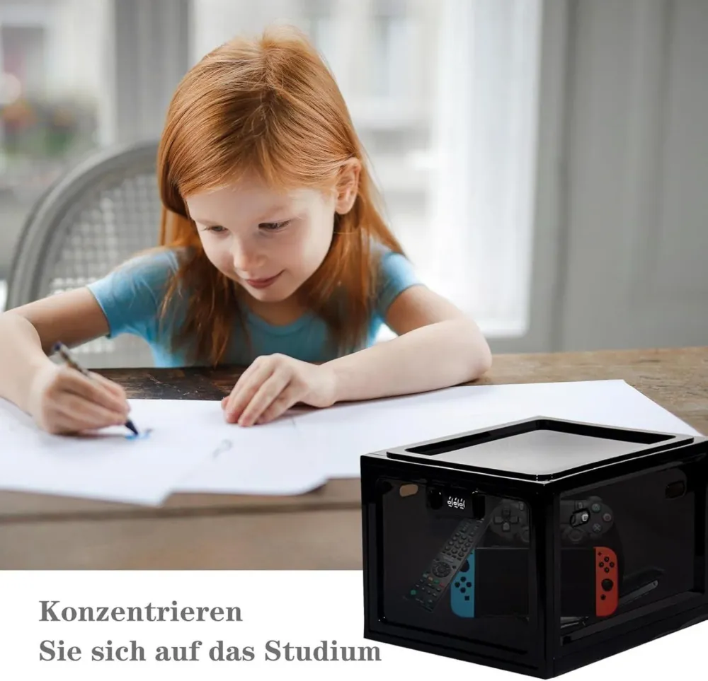 Abschließbare Medikamenten Aufbewahrungsbox Transparent 10L