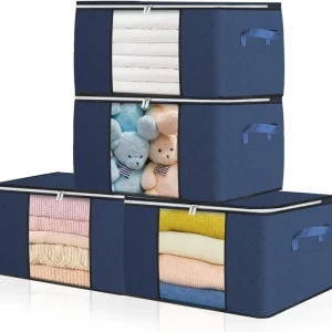 Aufbewahrungsbox 90L mit Transparentem Fenster und