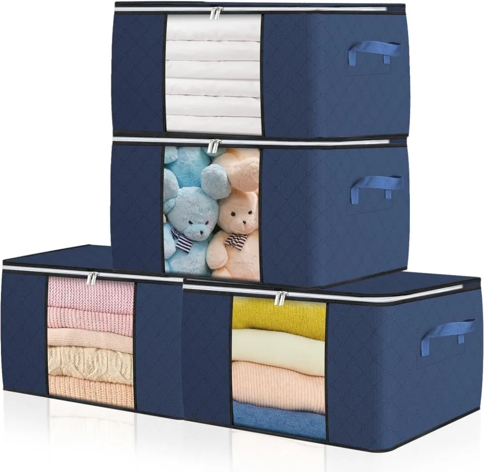 Aufbewahrungsbox 90L mit Transparentem Fenster und