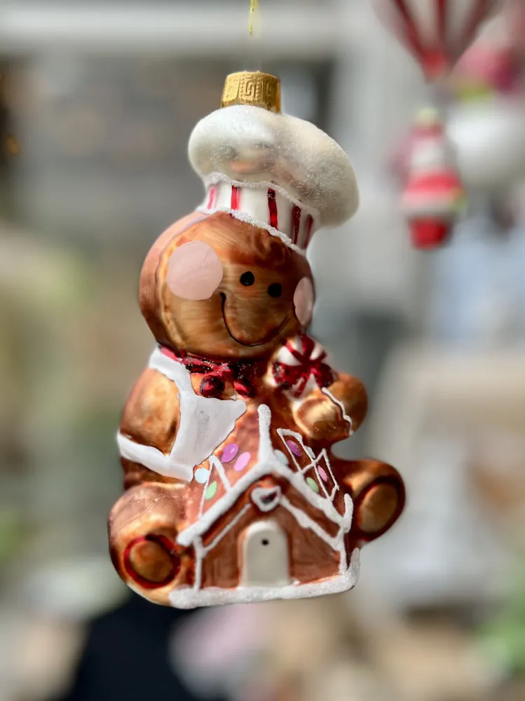 Christbaumkugel „Lebkuchenmann“ - ca. 9cm