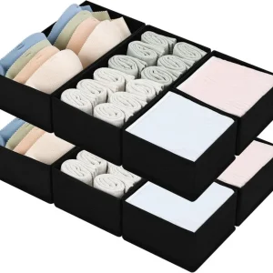 DIMJ 8 Stück Schubladen Organizer Aufbewahrungsbox Set