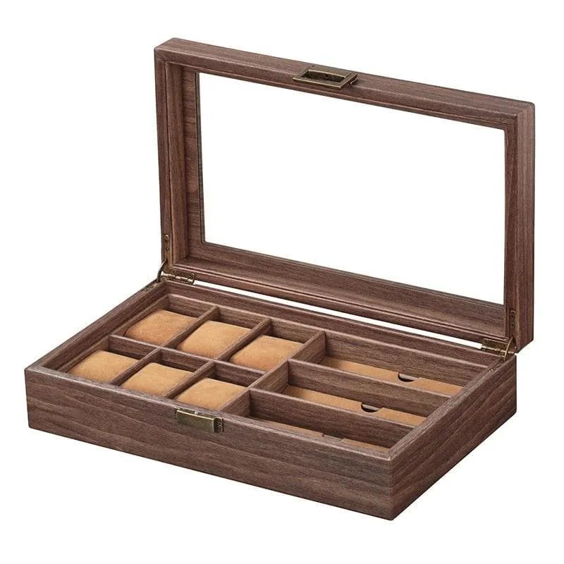 Holzstil Uhren-Aufbewahrungsbox