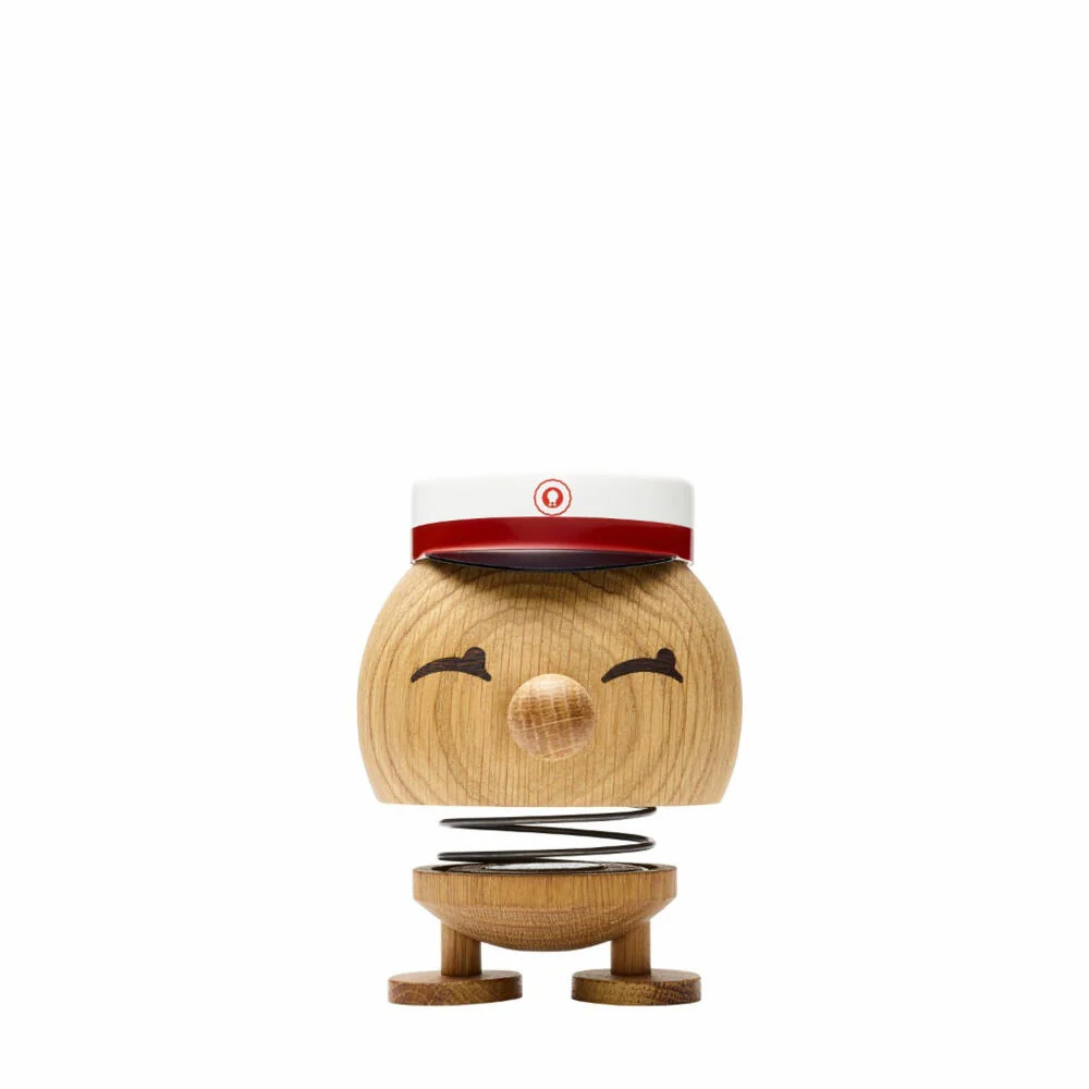 Hoptimist Medium Bimble Student Oak, Wackelfigur, Wackel Figur, Dekoidee, Dekoration, Holz, 5015-01