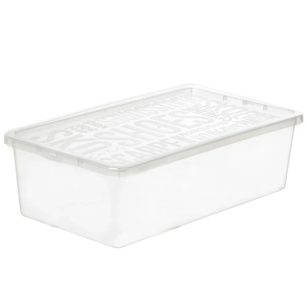 Plast Team Basic 4L Aufbewahrungsbox mit transparenten Wänden