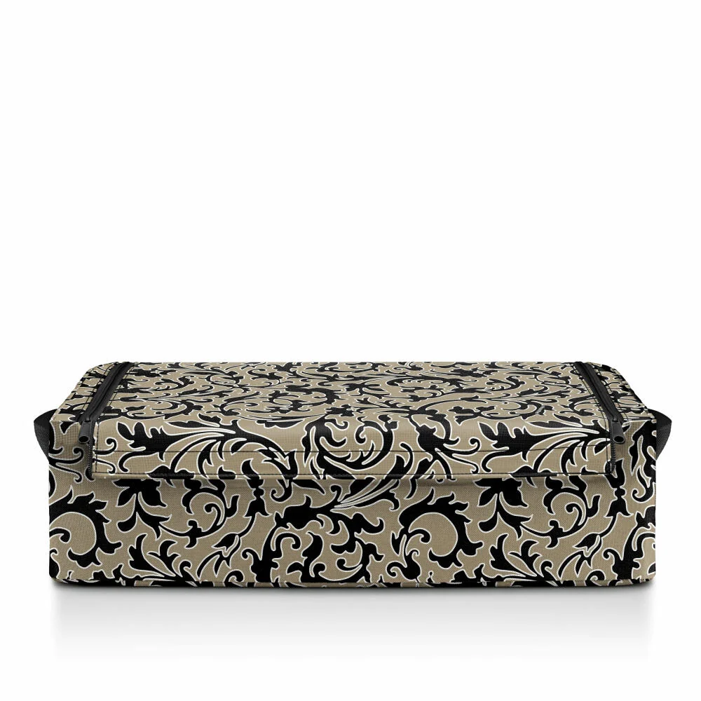 reisenthel storagebox low, Aufbewahrungsbox, Recycling-Polyestergewebe, Baroque Marble, 35 L, FV7061