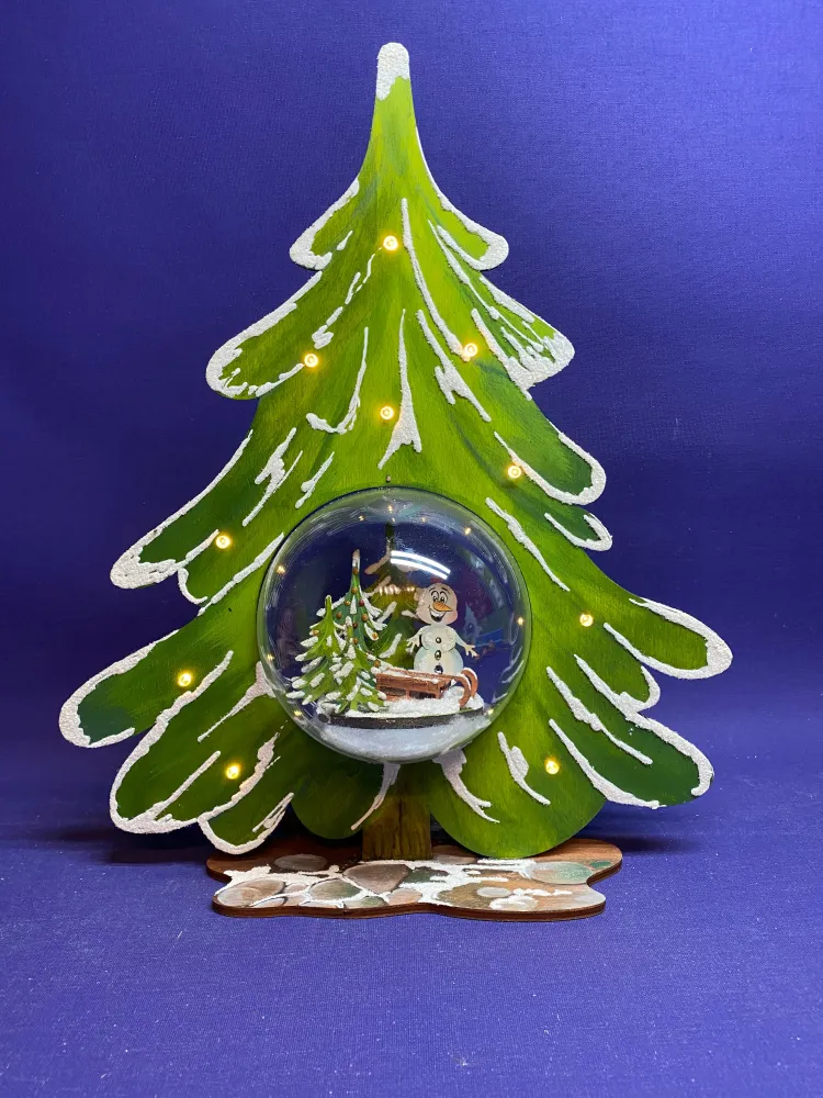 Tannenbaum für Christbaumkugel