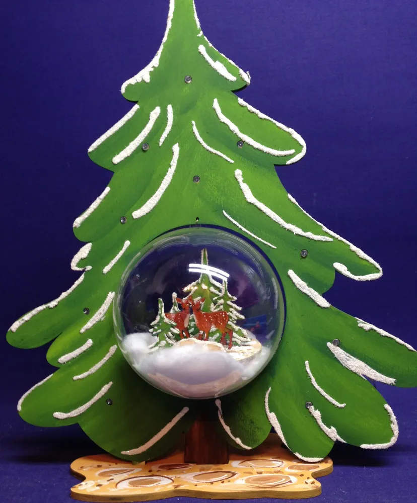 Tannenbaum für Christbaumkugel