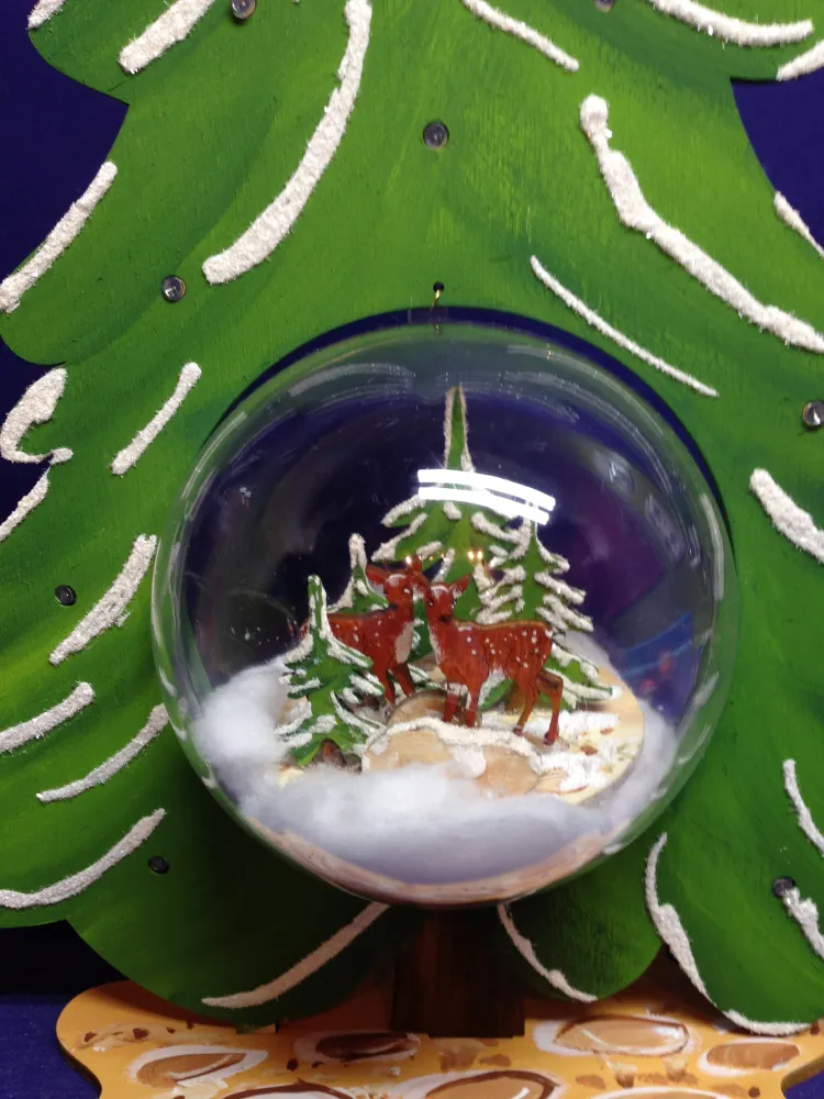 Tannenbaum für Christbaumkugel