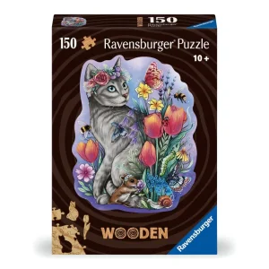 WOODEN Frühlingskatze