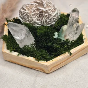 Diffuser mit Wüstenrose und Kristallen