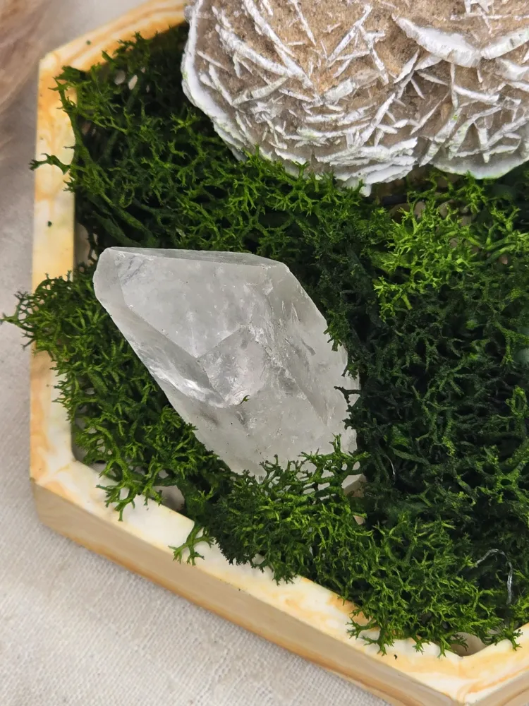 Diffuser mit Wüstenrose und Kristallen