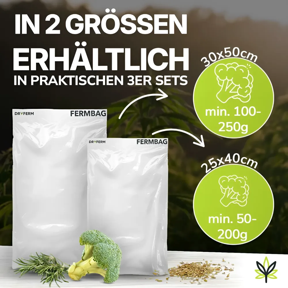 DRYFerm Bags 50g / 3 Stück