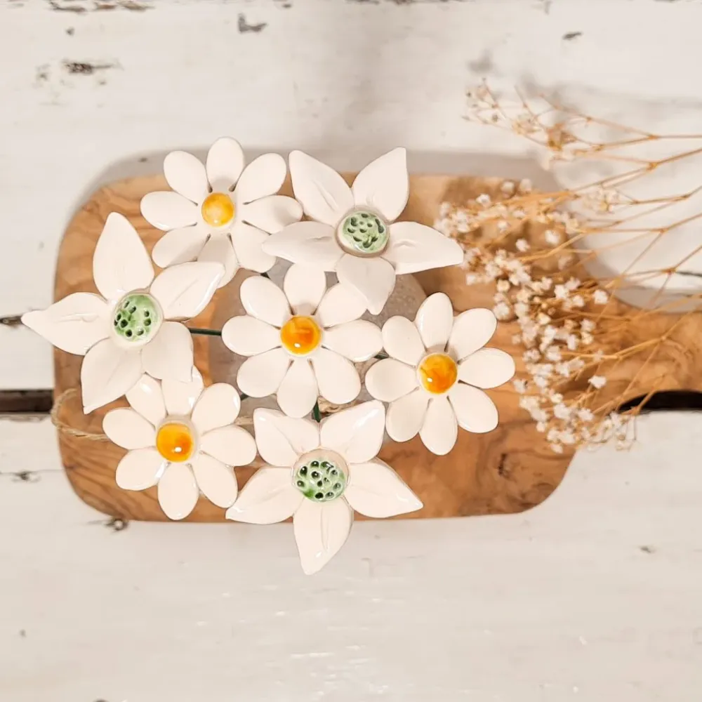 Edelweiß – Keramikblume