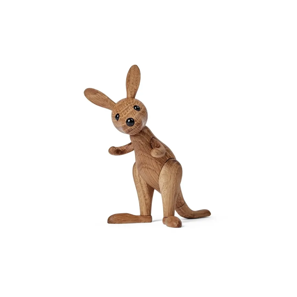 Holzkänguru Roo – 11,5 cm · Tierfigur | Spring Copenhagen · Tischdeko