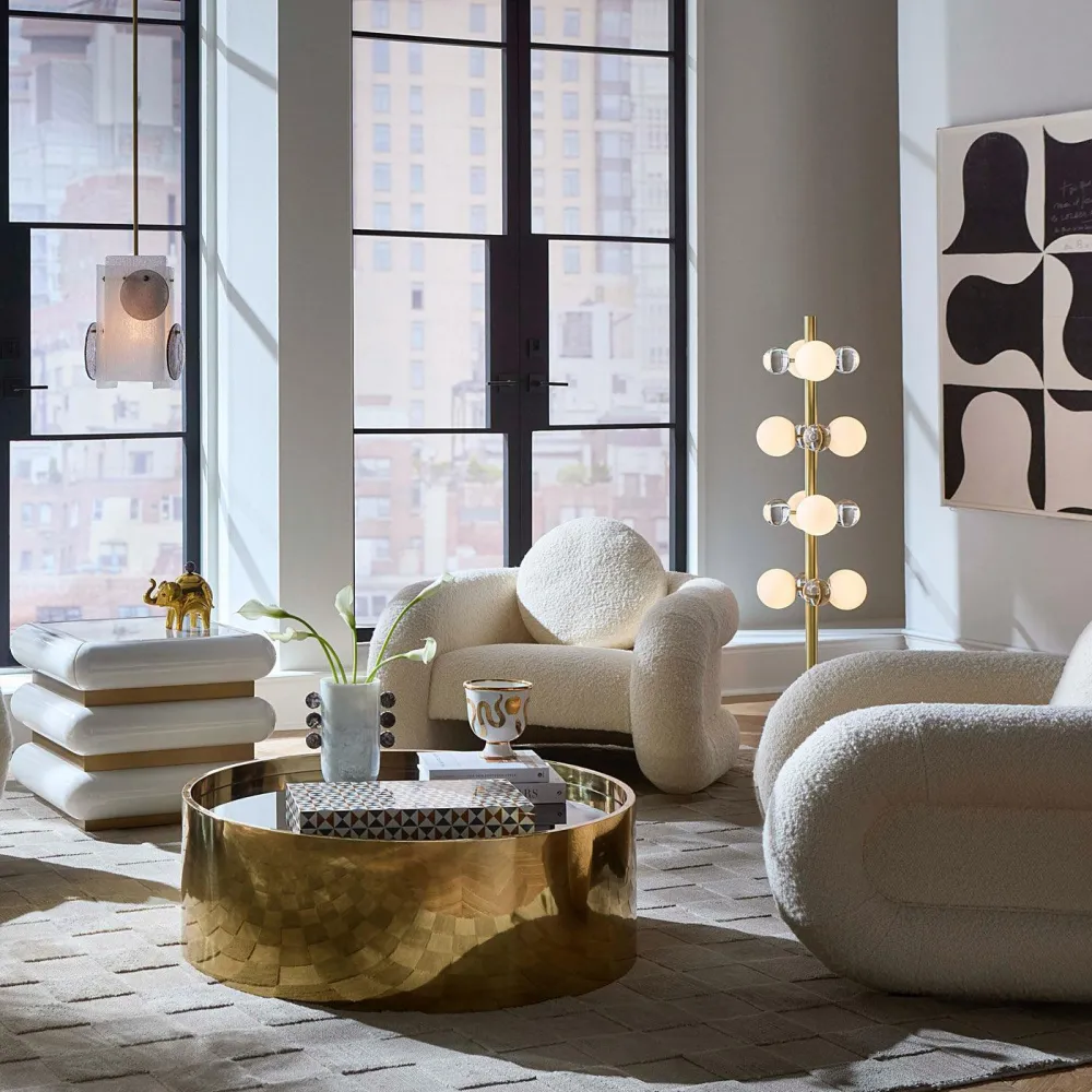 Jonathan Adler Aufbewahrungsdose Brass Elephant | Messing mit echtem Amethyst