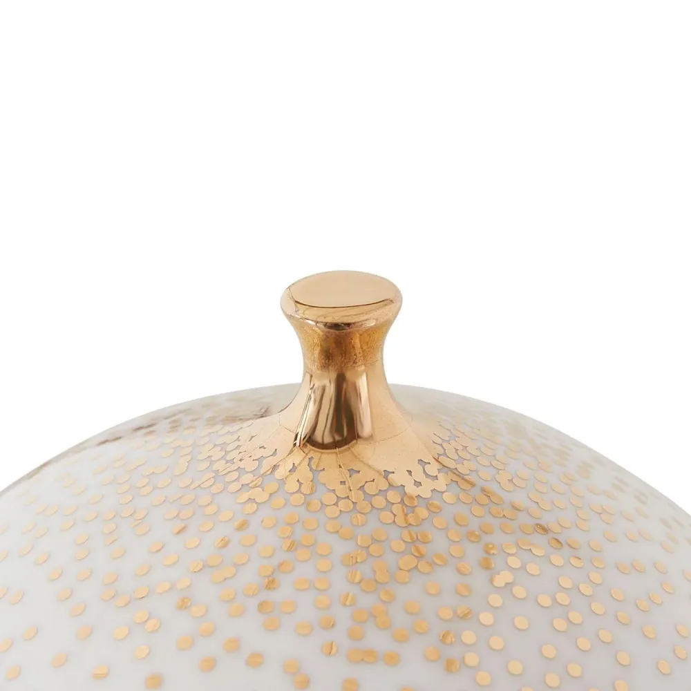 Jonathan Adler Gilded Eve Aufbewahrungsdose | Gold Glänzend