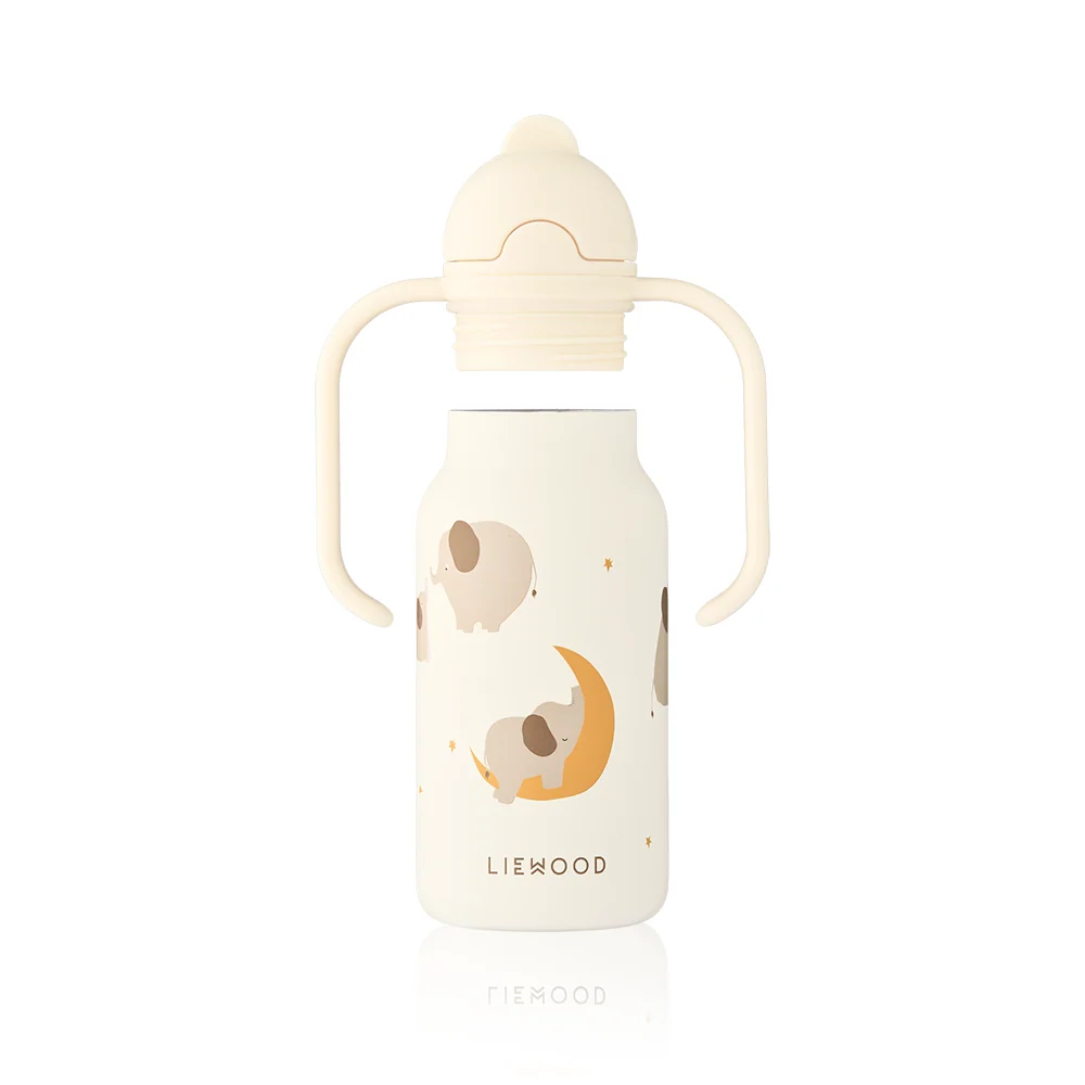 Liewood Trinkflasche 'Kimmie' 250 ml Elephant/Creme de la Creme