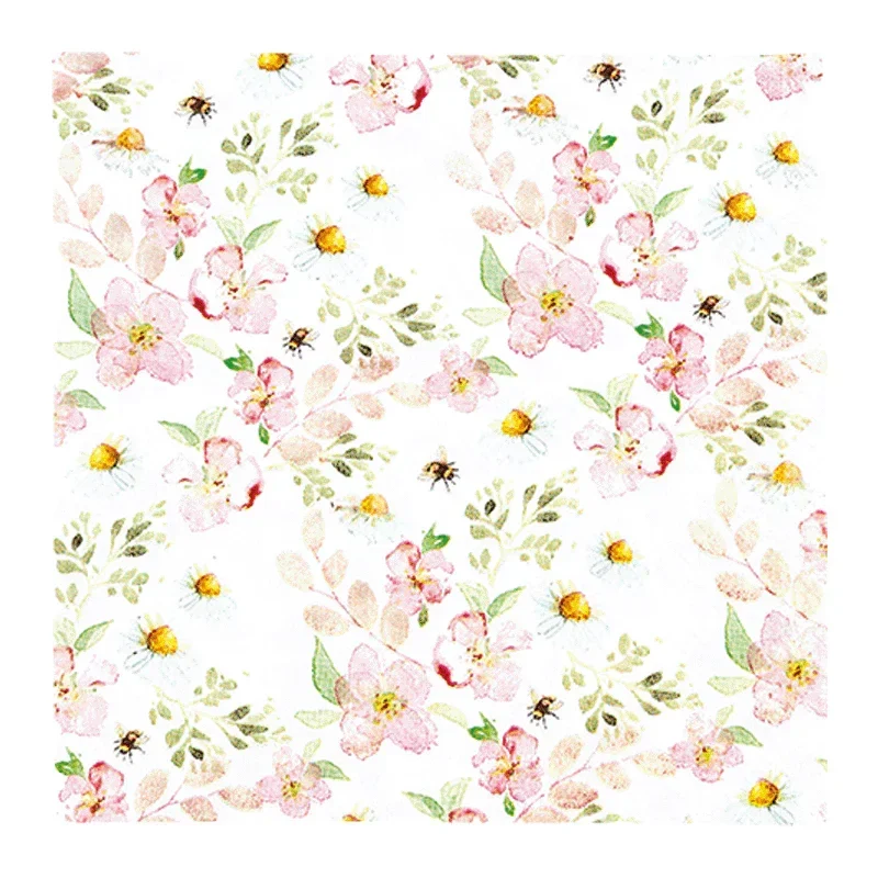 Lunchservietten „Spring Breeze“, 33x33 cm, 3-lagig, Home Fashion®, 20 Stück