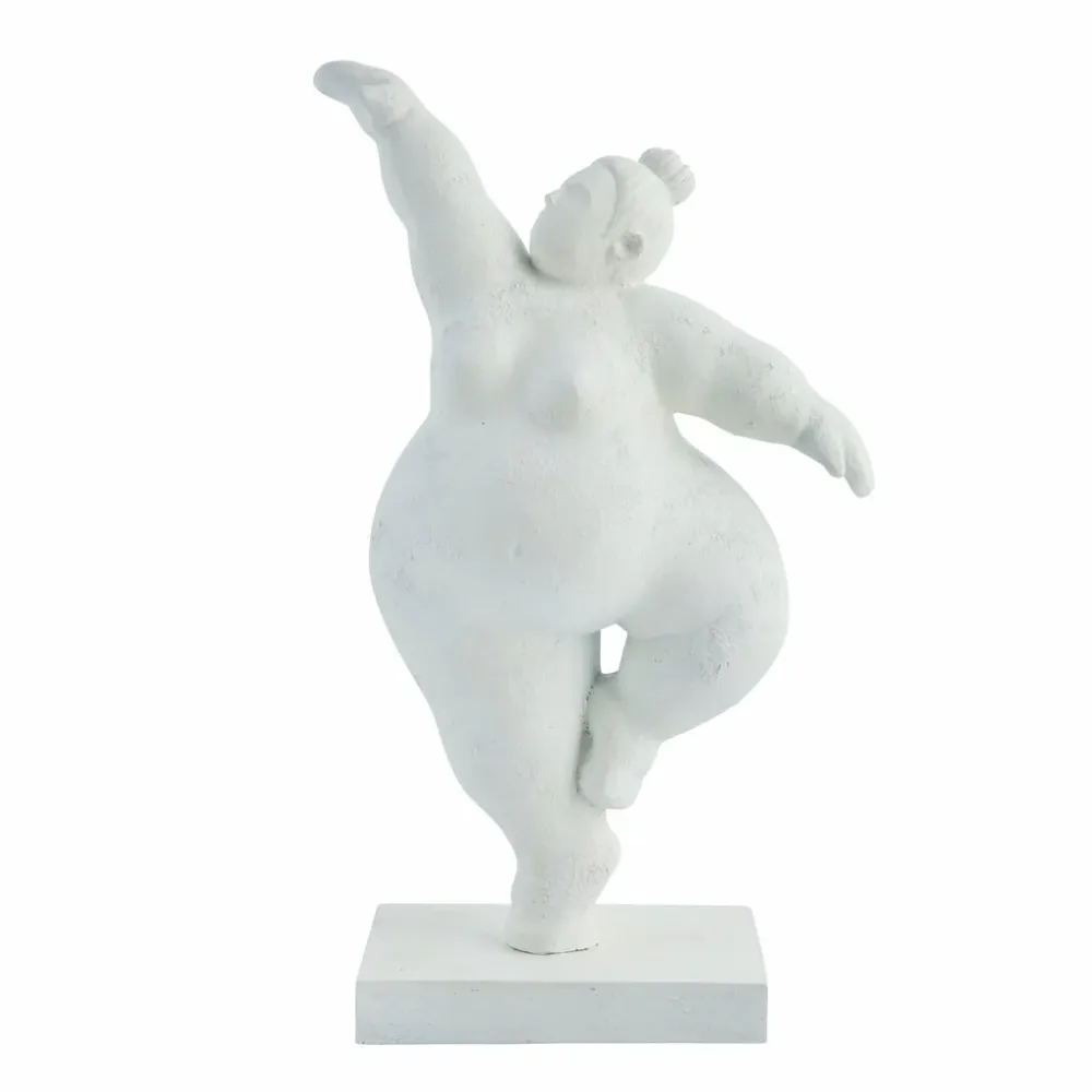 Serafina Dekoration Frau H28,8 cm. weiss