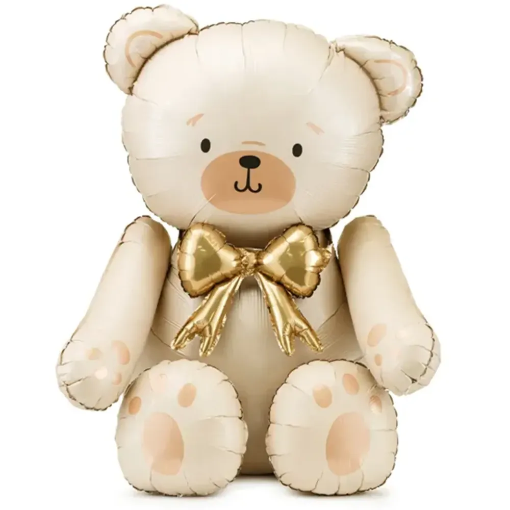 Stehender Teddybär Ballon XXL – Luftballon 88 cm Kindergeburtstag Deko II