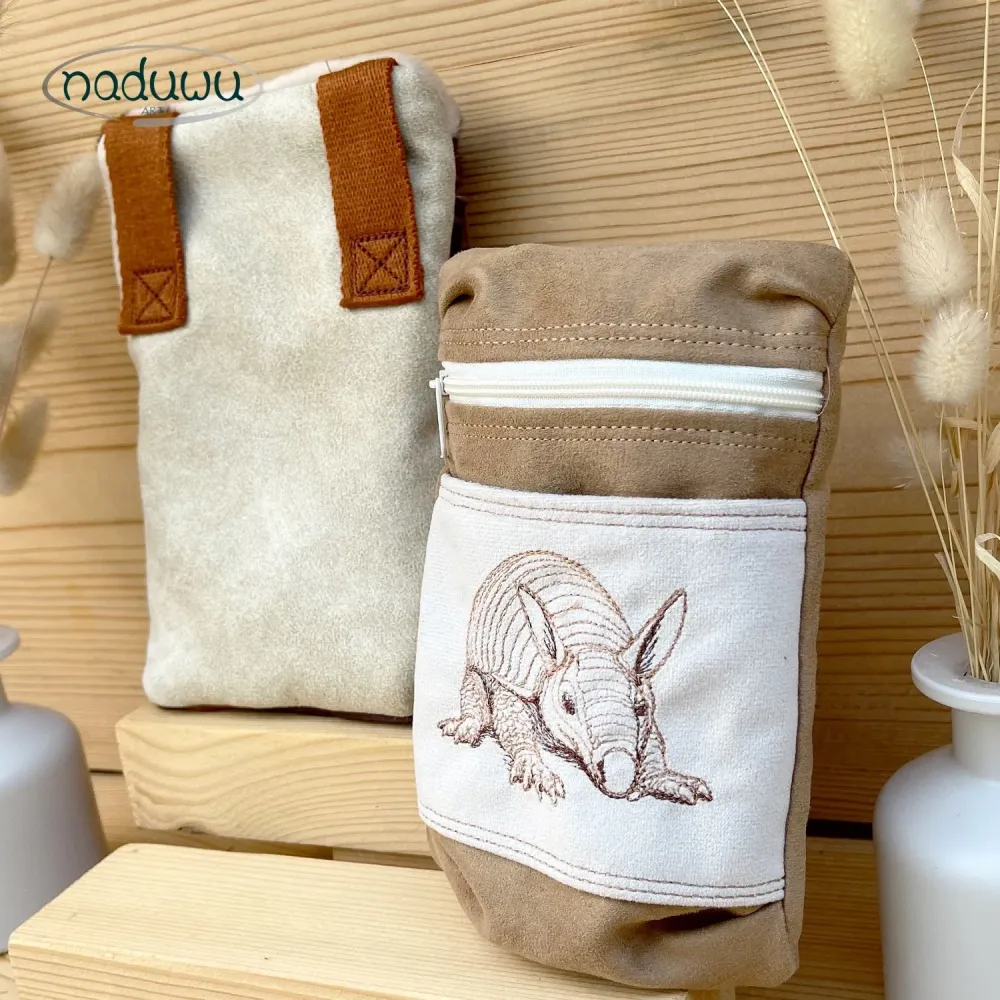 Stickdatei BoxyDillo Bag 20x28, ITH Tasche mit Reißverschluss