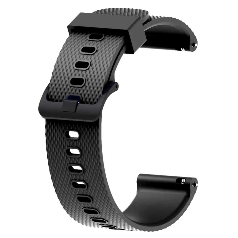20mm Garmin Vivomove Luxe / Vivomove 3 / Vivomove Style / Venu Silikonarmband - Schwarz