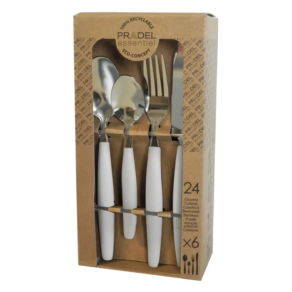 Besteck-Set Pradel essentiel Pure 24 Stücke zweifarbig Metall