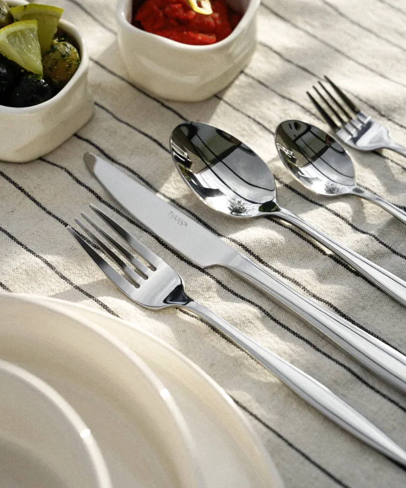 Besteck-Set Silber hochglanz-poliert | Tava