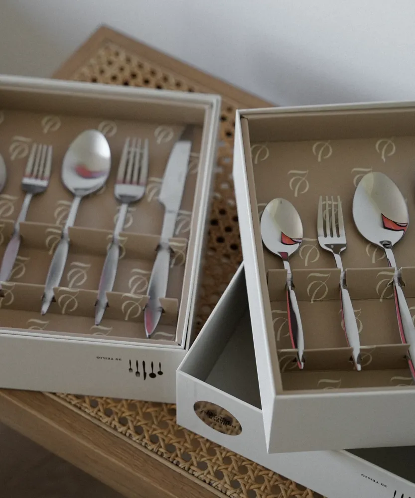 Besteck-Set Silber hochglanz-poliert | Tava