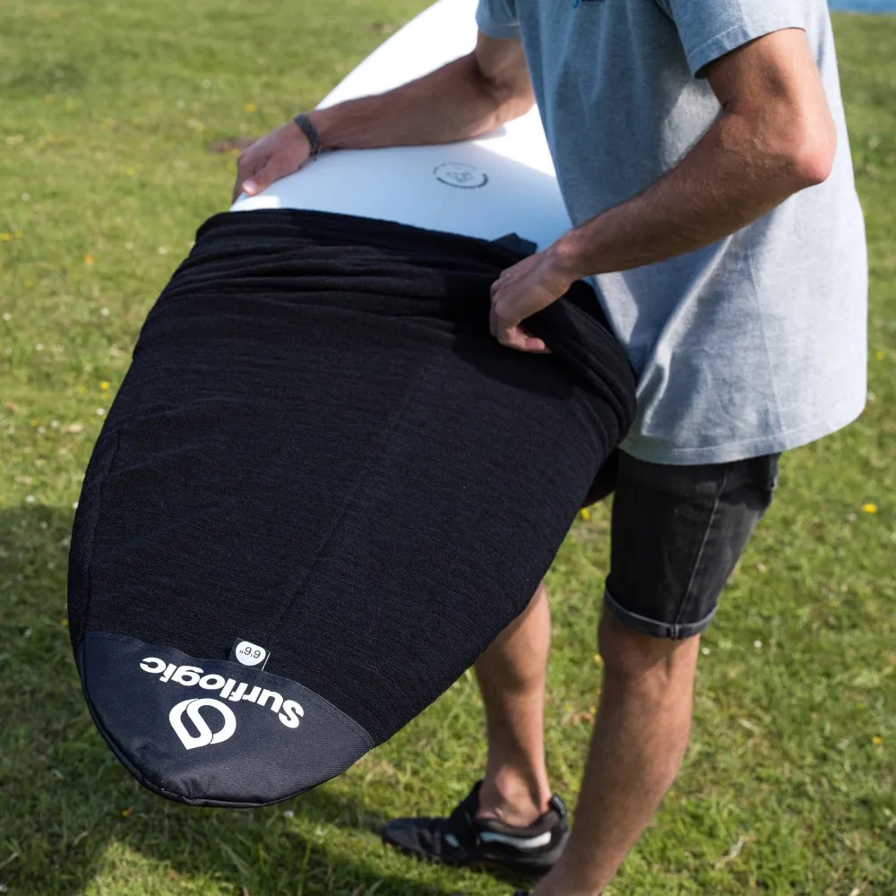 Boardbag Fish Hybrid 5'8" Schwarz Surflogic 59408