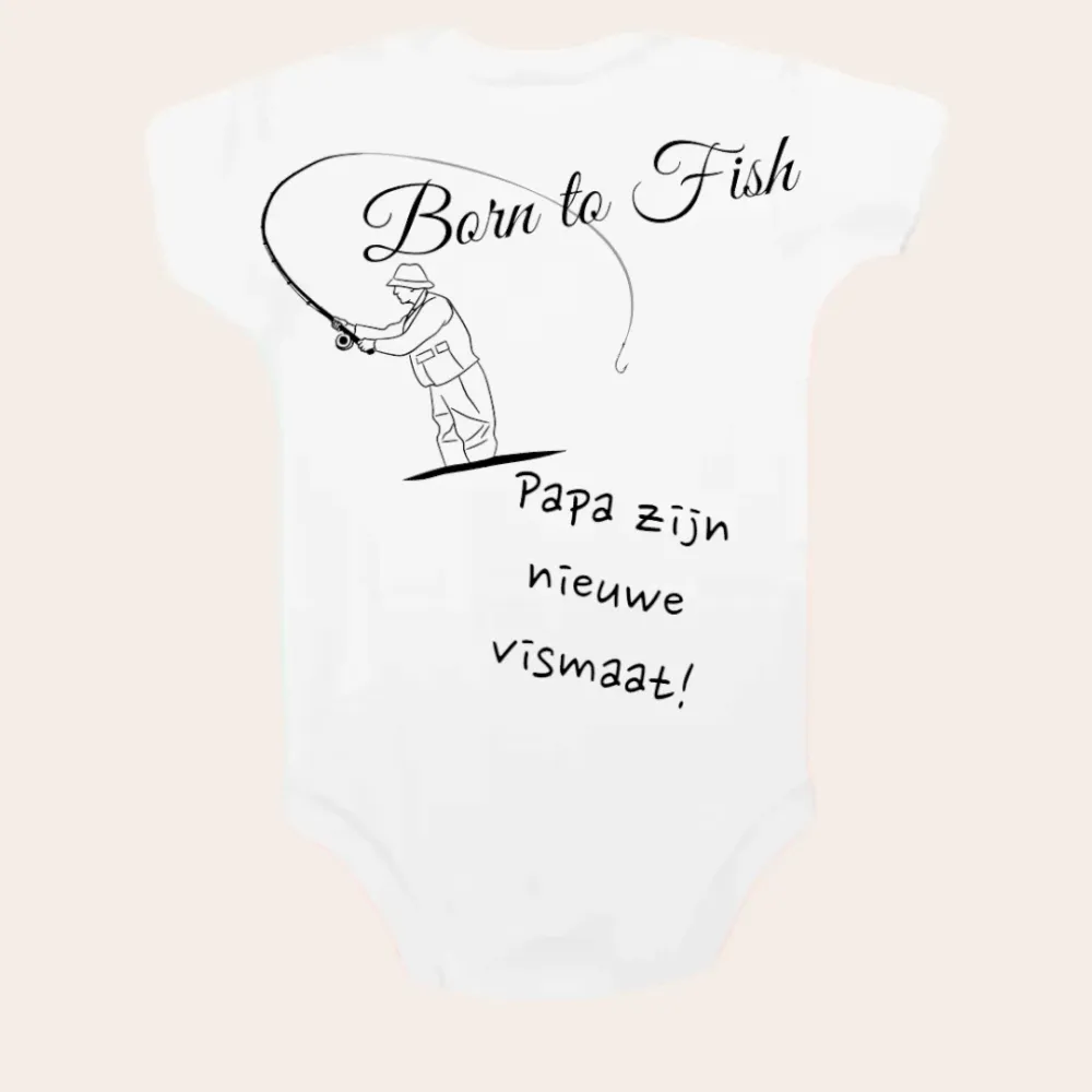 Body „Born to Fish“ – erhältlich 3 Farben