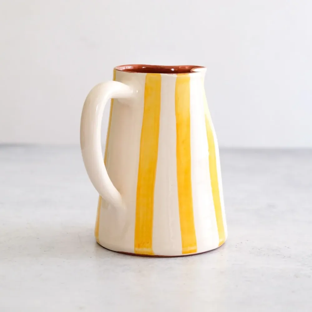 Bold Stripe großer Krug gelb 800ml