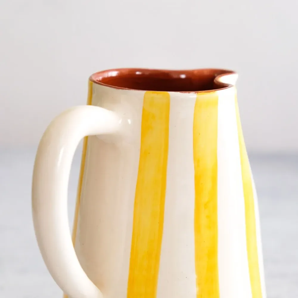 Bold Stripe großer Krug gelb 800ml