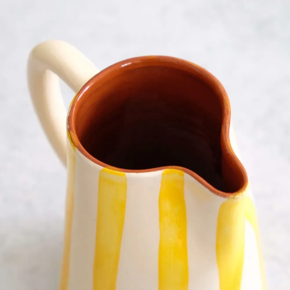 Bold Stripe großer Krug gelb 800ml