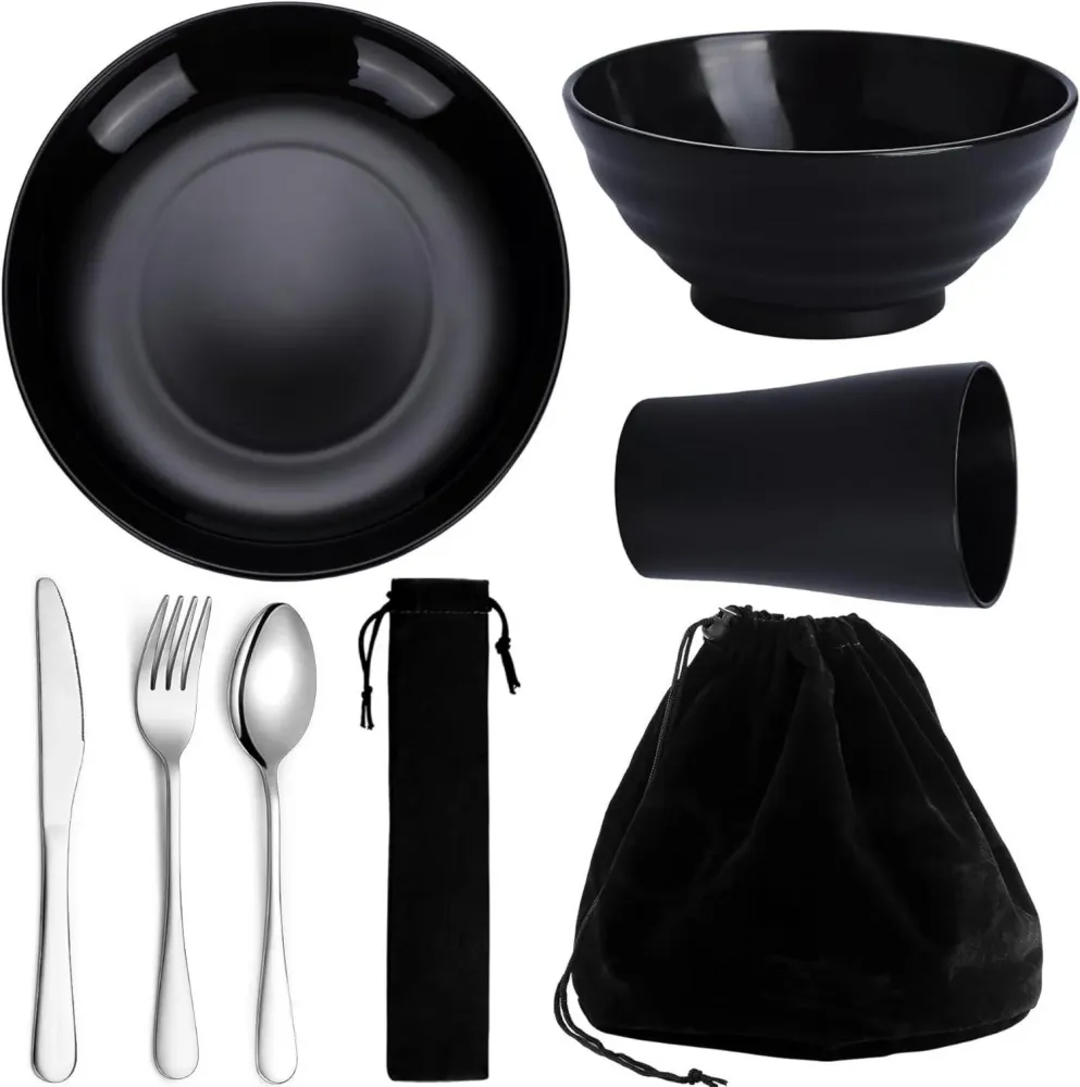 Camping Besteck Set mit