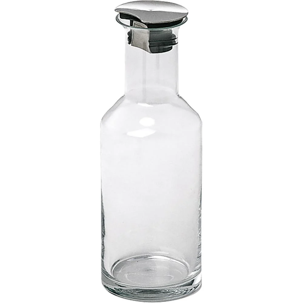 CARAFINE Karaffe - Inhalt 1,2 l - Glas mit Edelstahldeckel