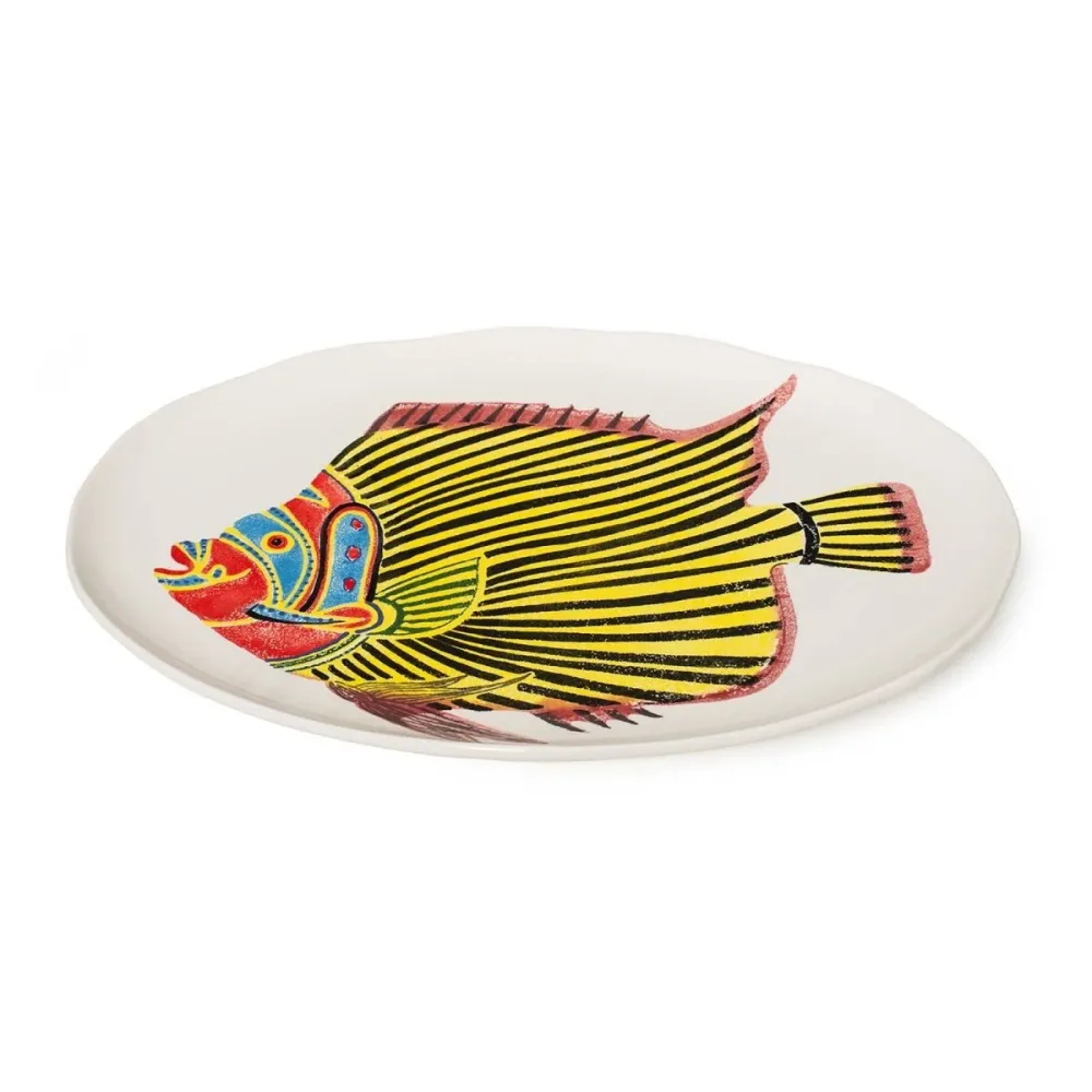 Fantastical Fish XL Ovale Platte