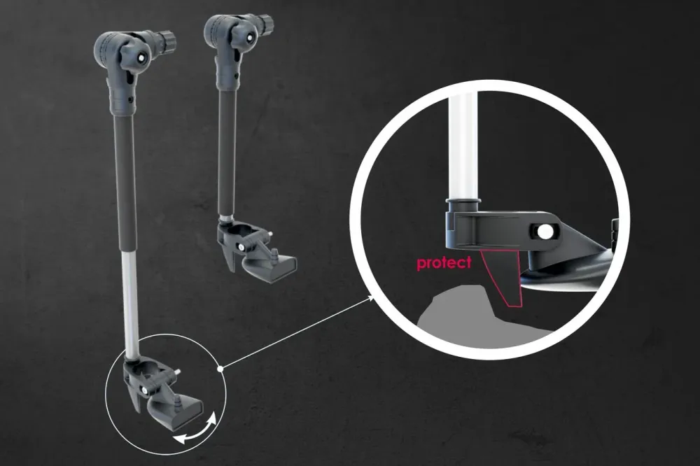 Fasten Teleskop Geberstange für Echolot Fish-Finder Transducer (300 - 500 mm)
