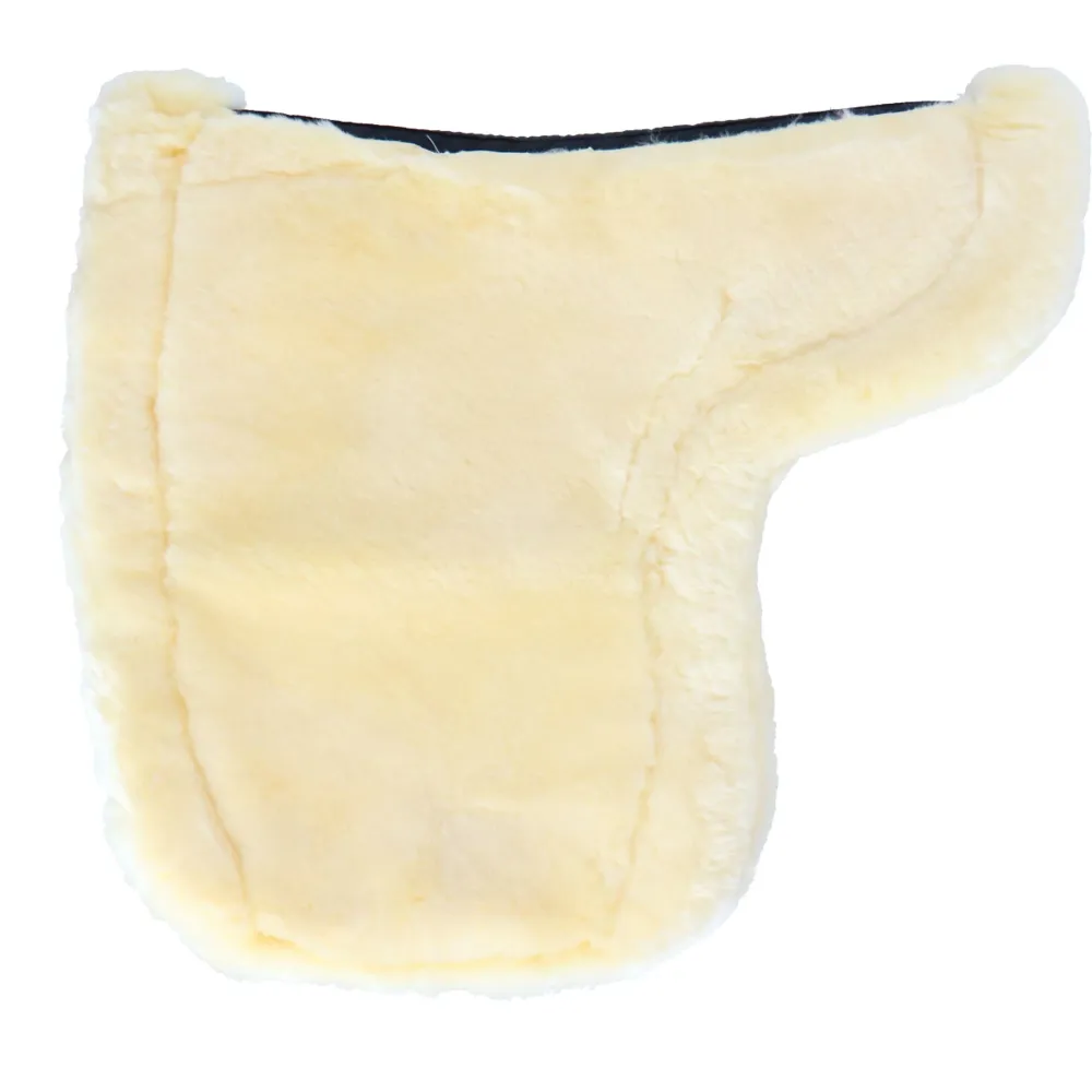F.R.. Schabracke De Luxe Dressur Vollfell Schwarz/Naturell