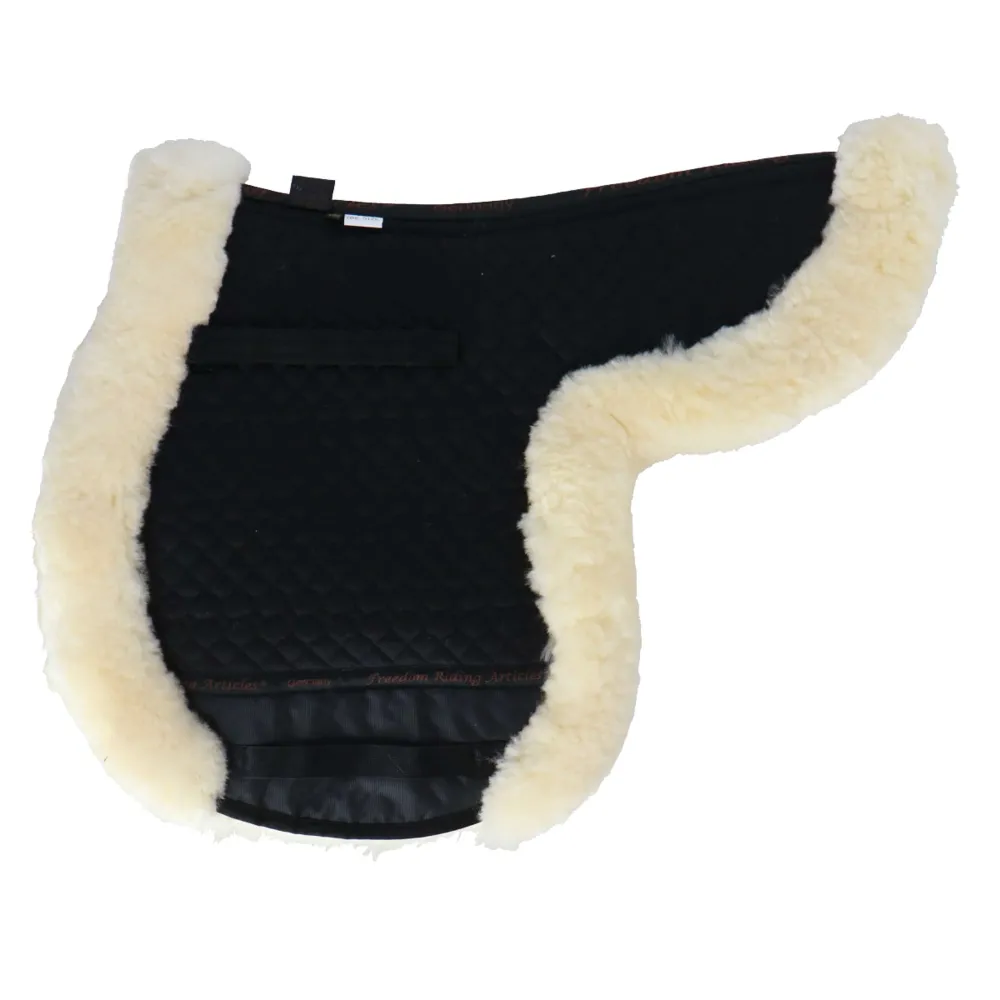 F.R.. Schabracke De Luxe Vielseitigkeit Vollfell Schwarz/Naturell