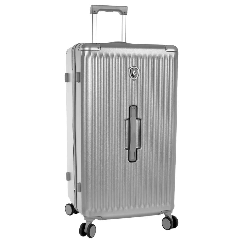Heys Luxe Trunk - 4-Rollen-Trolley 76 cm erw. (silver)