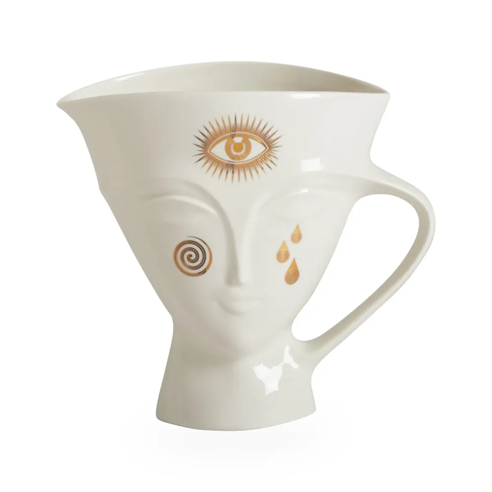Jonathan Adler Karaffe Gilded Krug Giuliette | Gold-Glänzend