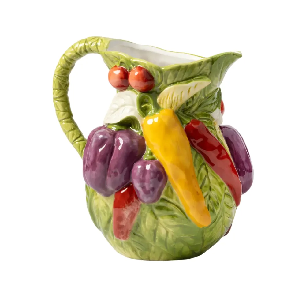 Kanne LEGUME PEPPER grün mit Gelb und Rot