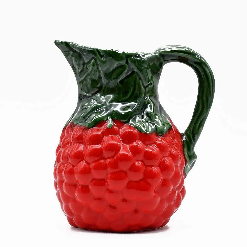 Karaffe aus Keramik „Uvas“ – Rot