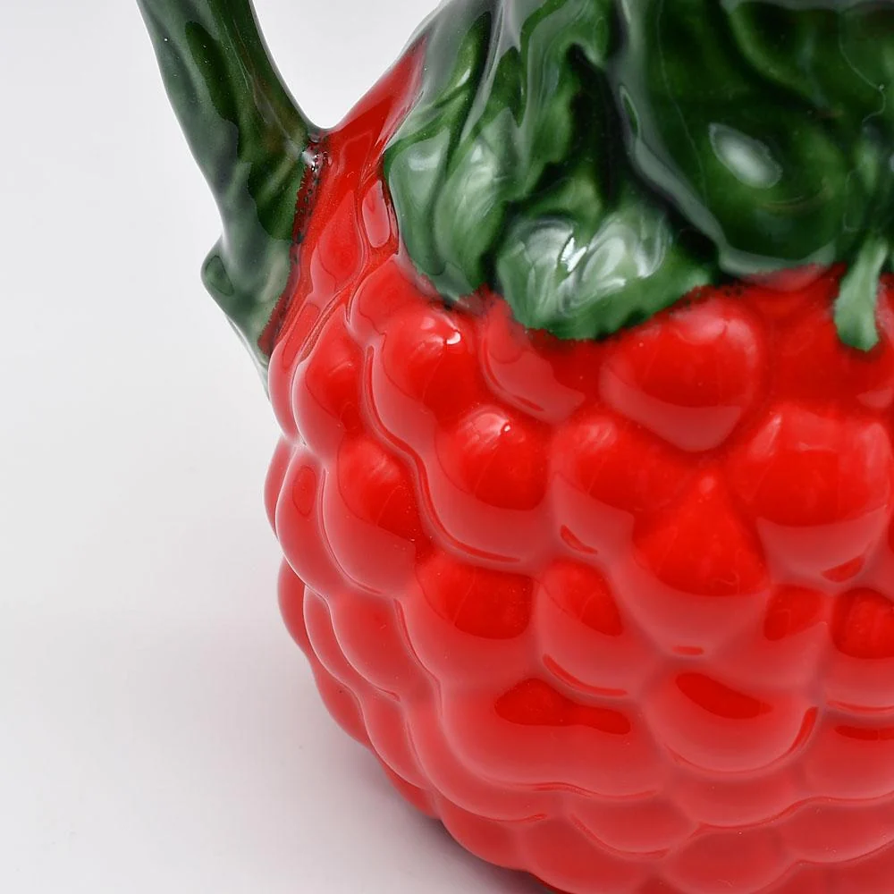Karaffe aus Keramik „Uvas“ – Rot