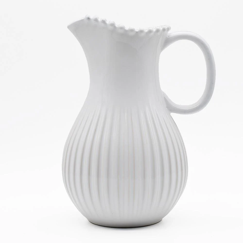 Karaffe aus Steingut "Pearl"